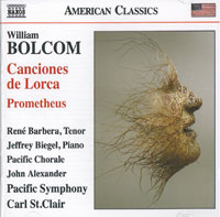 Pacific Symphony album William Bolcom: Canciones de Lorca, Prometheus