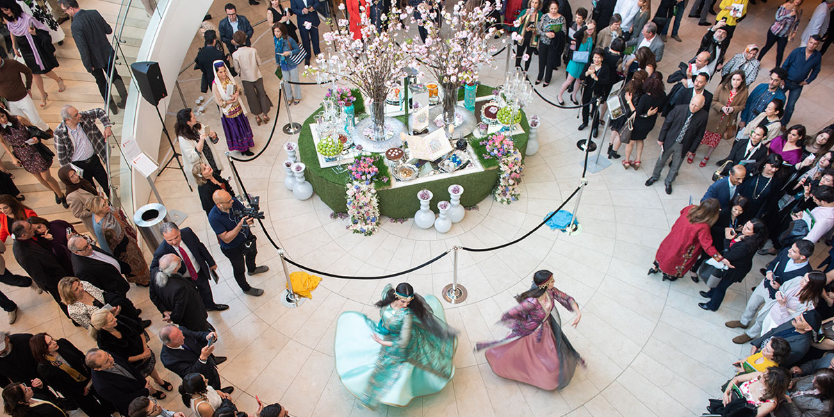 Pacific Symphony Lobby Activities during the Nowruz Celebration