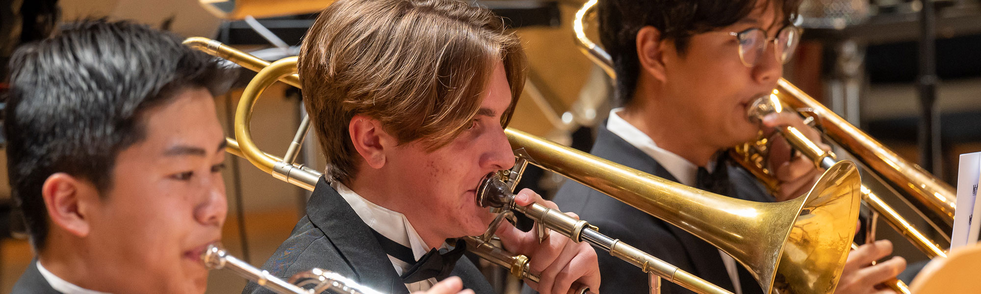 Members of Pacific Symphony Youth Wind Ensemble