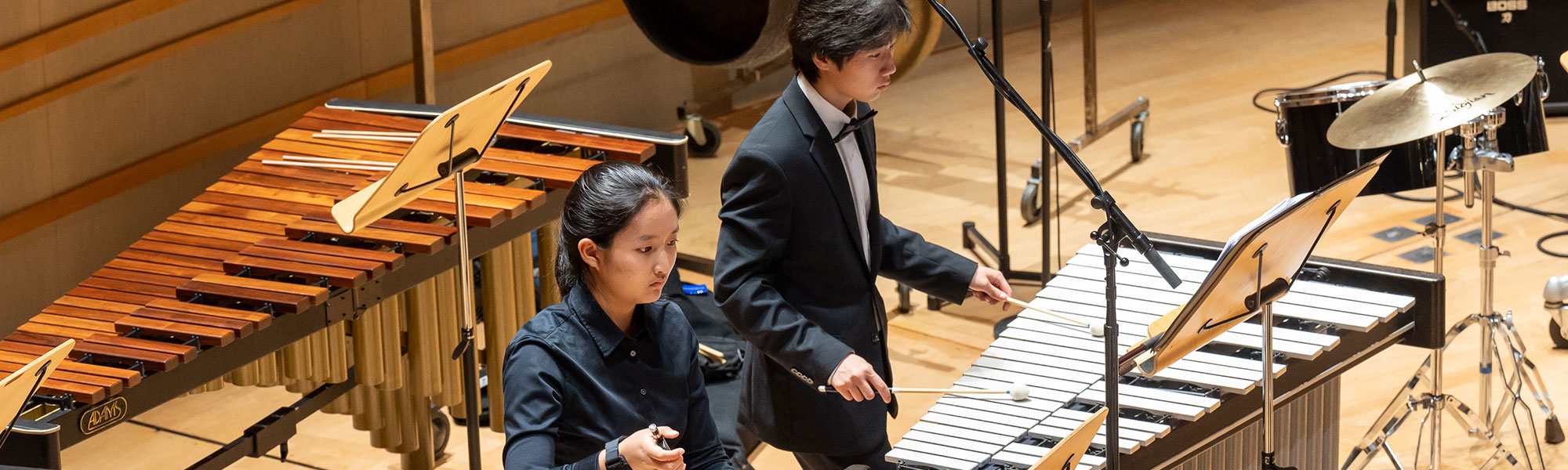 Members of Pacific Symphony Youth Wind Ensemble