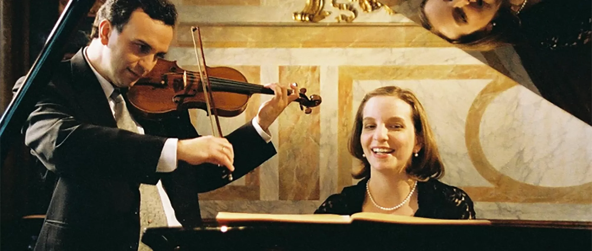 Gil and Orli Shaham on violin and piano