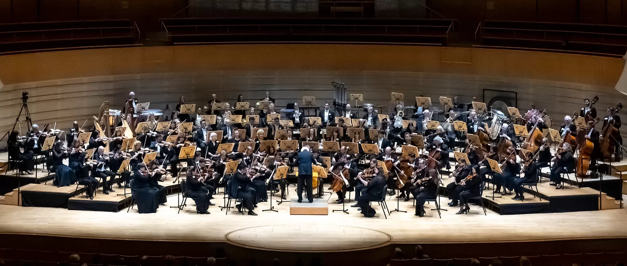 Pacific Symphony on stage at Segerstrom Concert Hall