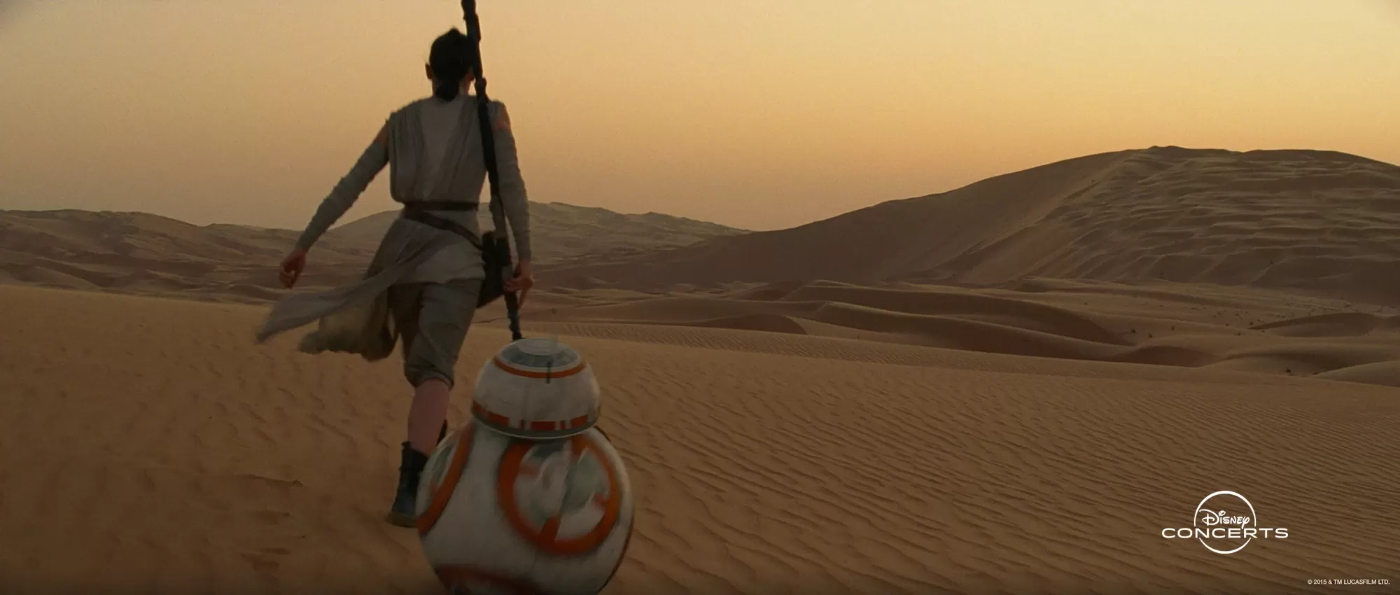 Fim scene from The Force Awakens