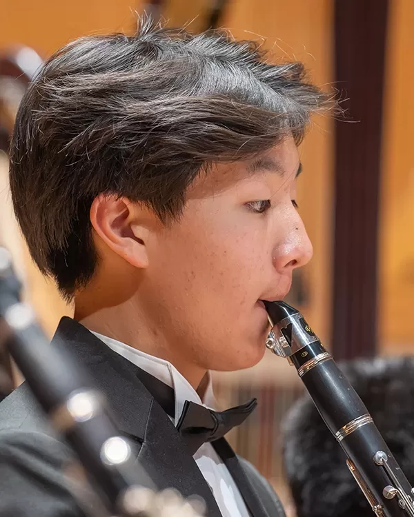 Musicians of Pacific Symphony Youth Wind Ensemble