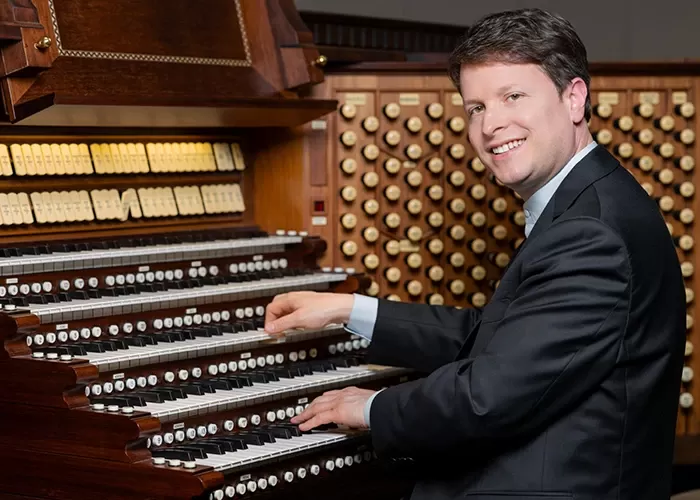 Paul Jacobs at the organ