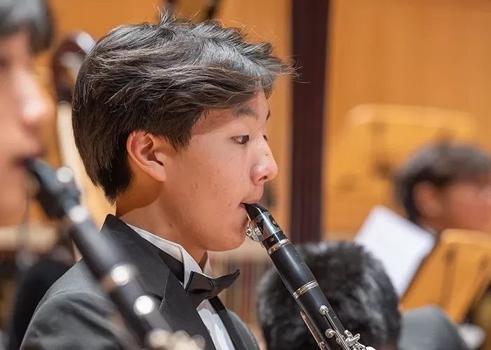 Musicians of Pacific Symphony Youth Wind Ensemble