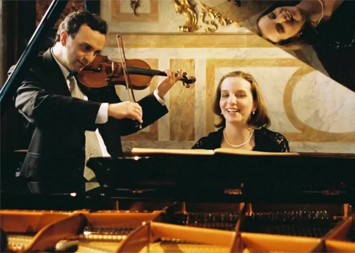 Gil and Orli Shaham on violin and piano