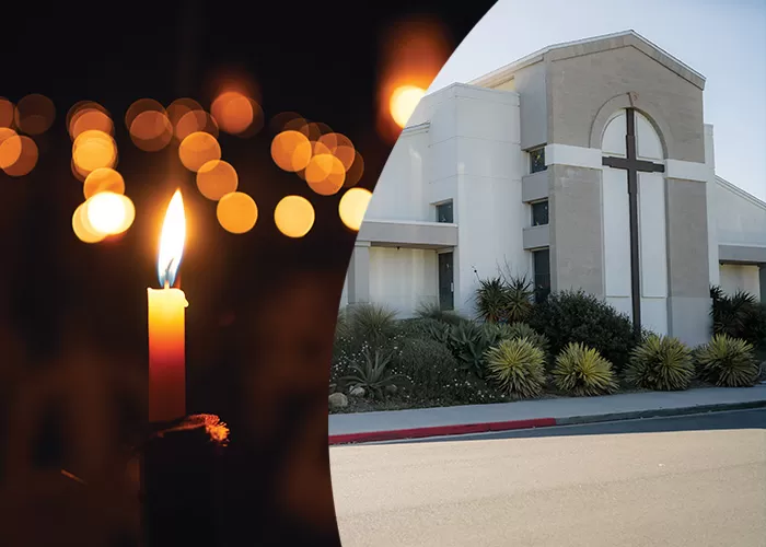 Candlelight and at St. Winfrid of York Episcopal Church