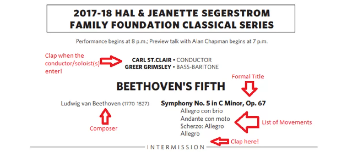 Pacific Symphony Program 